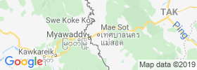 Mae Sot map